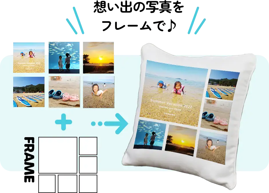 想い出の写真をフレームで♪