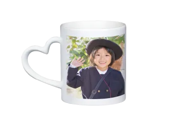 ハートハンドルマグカップ